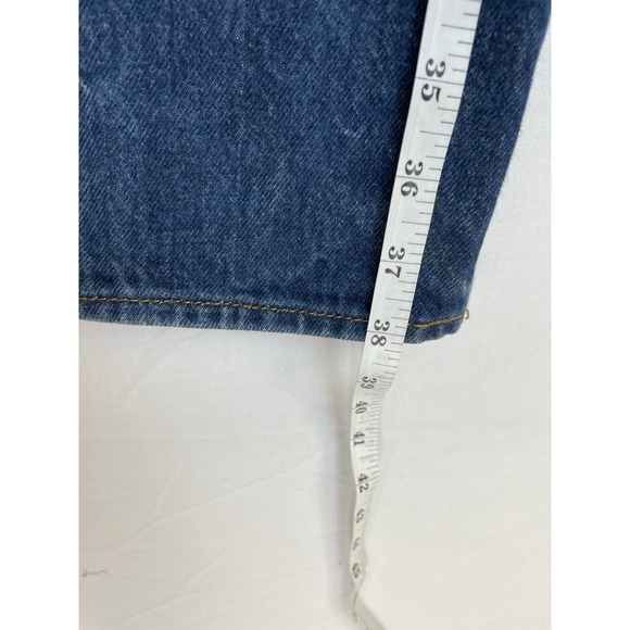 Levis 501 Men Jeans Button Fly 28x30 (measured) Medium Wash Straight Leg Regular - Picture 3 of 12